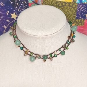 Green Aventurine Necklace Artisan made by Rust Belt Raised